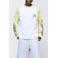 Equalité oversized longsleeve met backprint - wit/geel