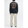 Deus Ex Machina relaxed fit longsleeve met backprint - zwart