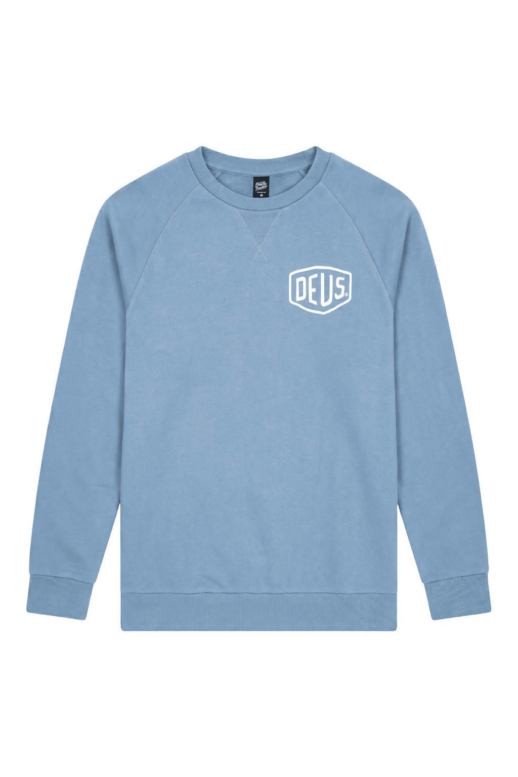 Deus Ex Machina regular fit sweater met backprint - blauw