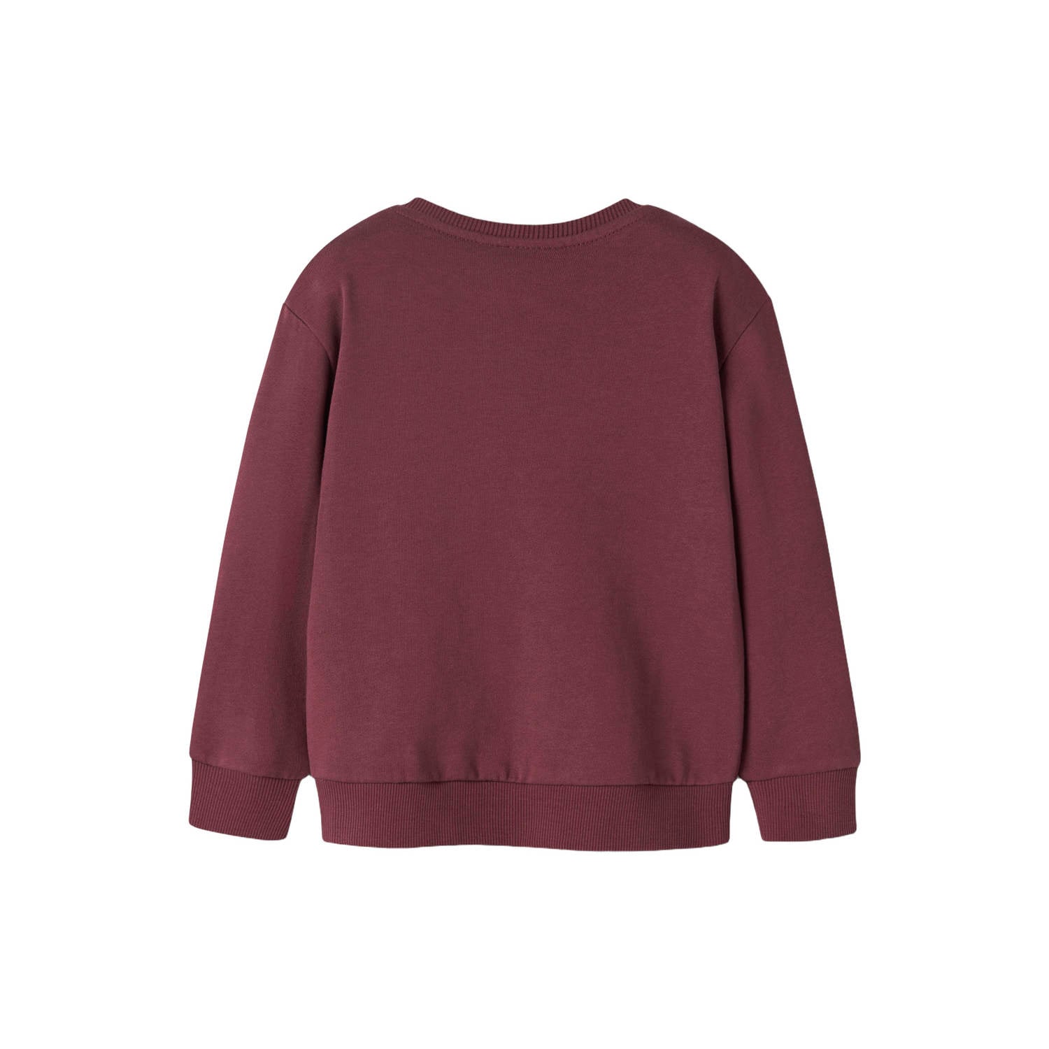 GUPPY MINI sweater met ruches donkerrood