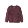 GUPPY MINI sweater met ruches - donkerrood