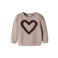 GUPPY MINI sweater met hartjes - lichtroze