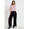 Cache Cache wide leg regular waist casual broek - zwart