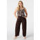 MS Mode barrel broek Plus Size - bruin