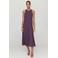 Mango midi jurk - paars