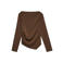VERO MODA rechtvallende top - bruin