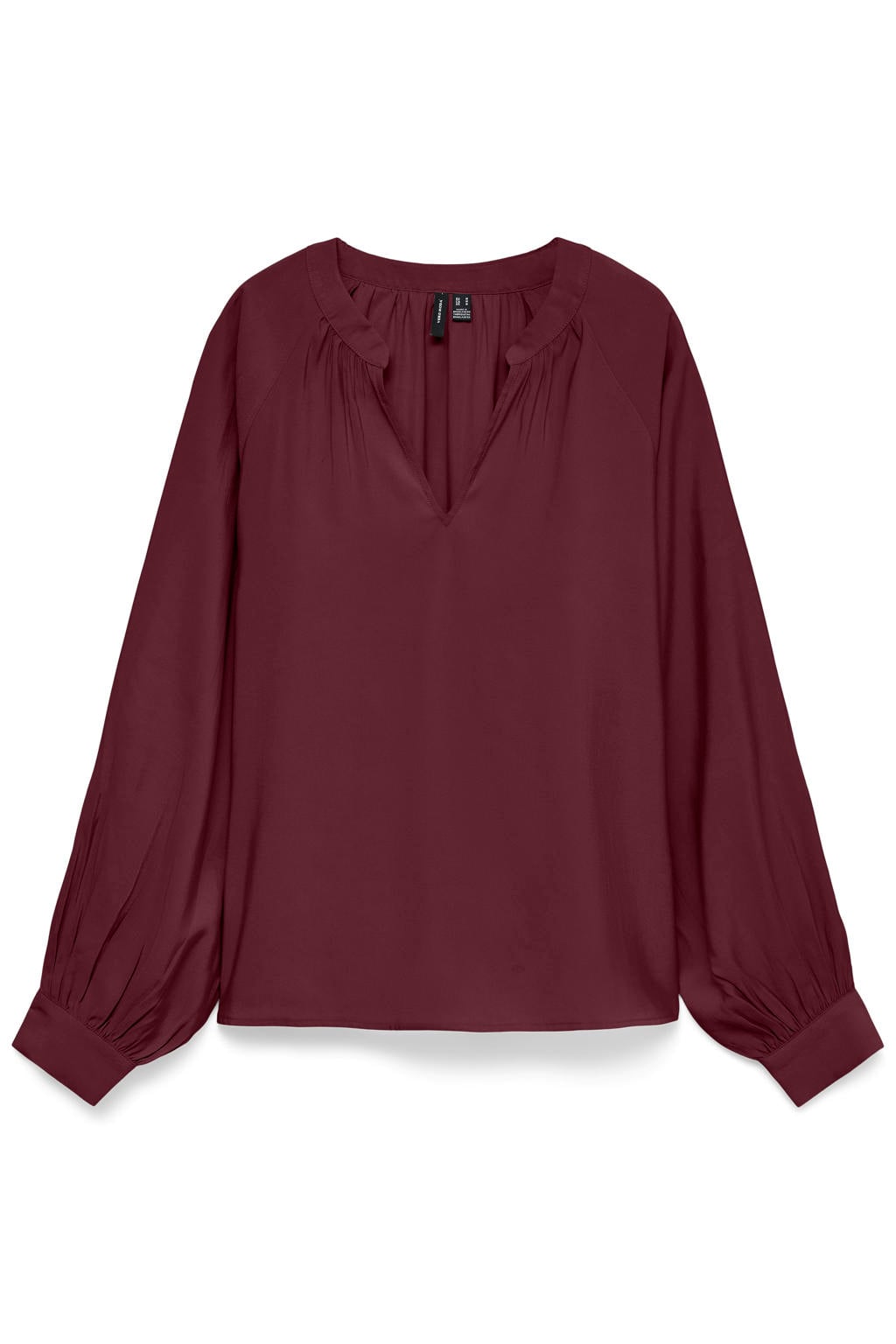 VERO MODA top - donkerrood