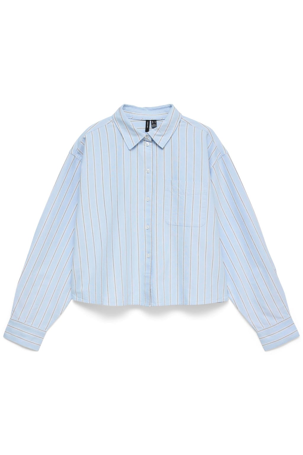 VERO MODA gestreepte blouse - lichtblauw