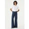 Garcia wide leg gestreepte jeans - donkerblauw