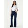 Garcia high flared jeans - donkerblauw