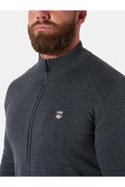thumbnail: Jan Vanderstorm gebreid vest Plus Size - grijs