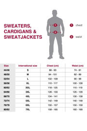 thumbnail: Jan Vanderstorm gebreid vest Plus Size - grijs