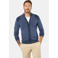 Babista katoenen gebreid vest Plus Size - blauw