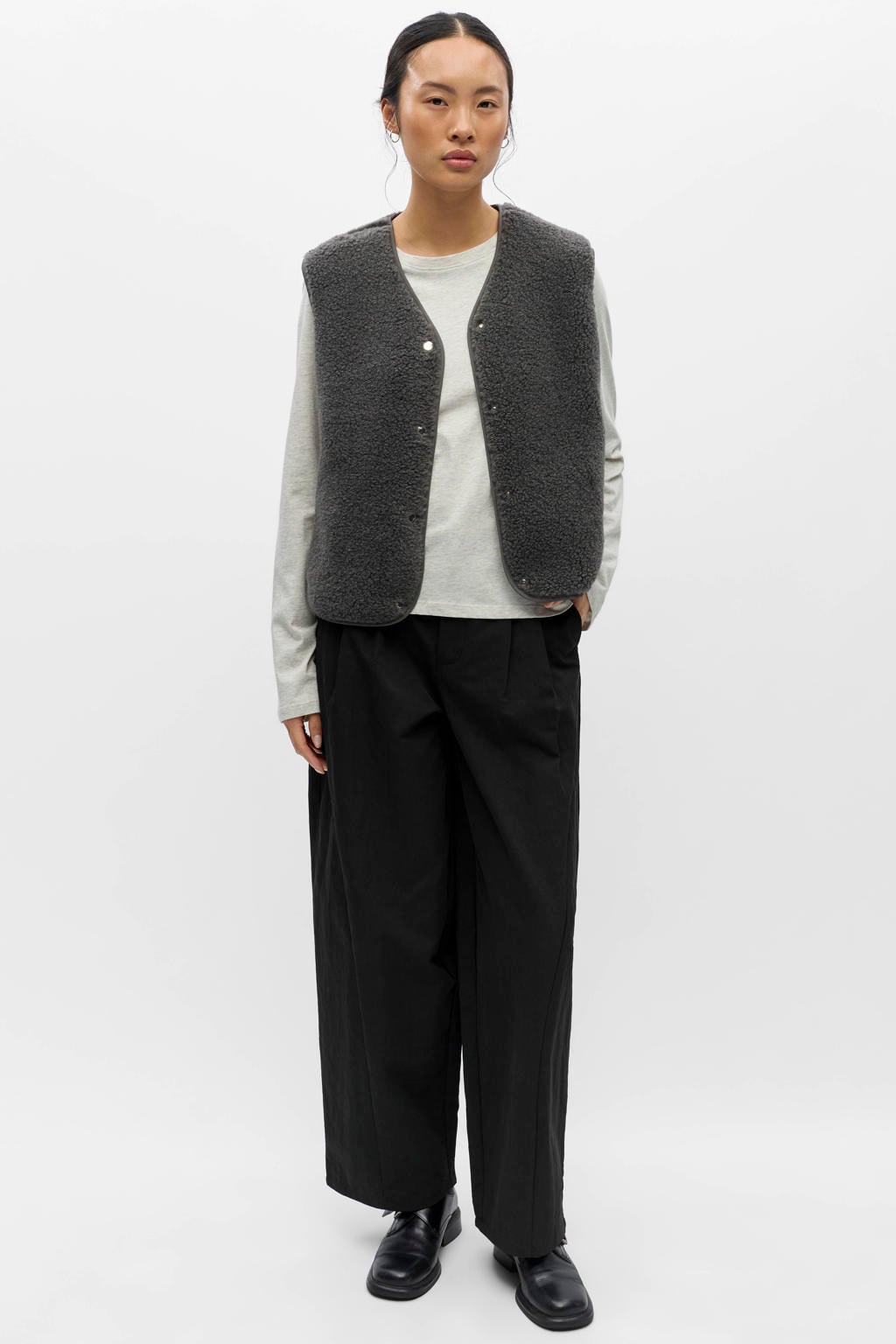 OBJECT gilet - grijs