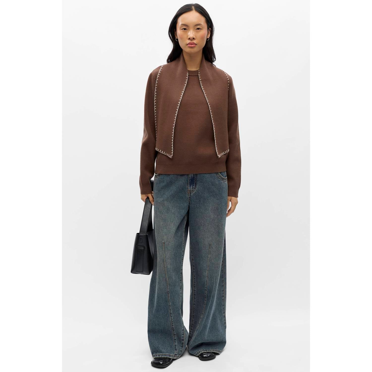 OBJECT pullover bruin