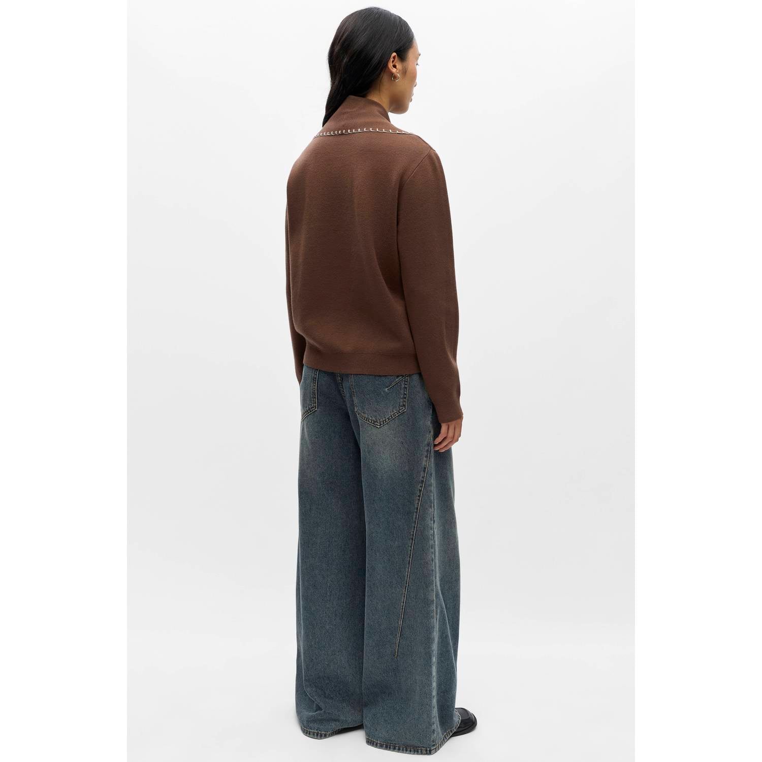 OBJECT pullover bruin