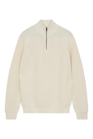 trui grof gebreid beige