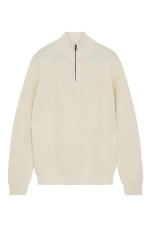 trui grof gebreid beige