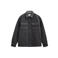 Anerkjendt regular fit overshirt met wol - antraciet