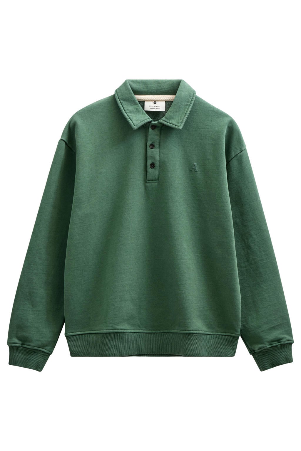 Anerkjendt regular fit sweater - groen