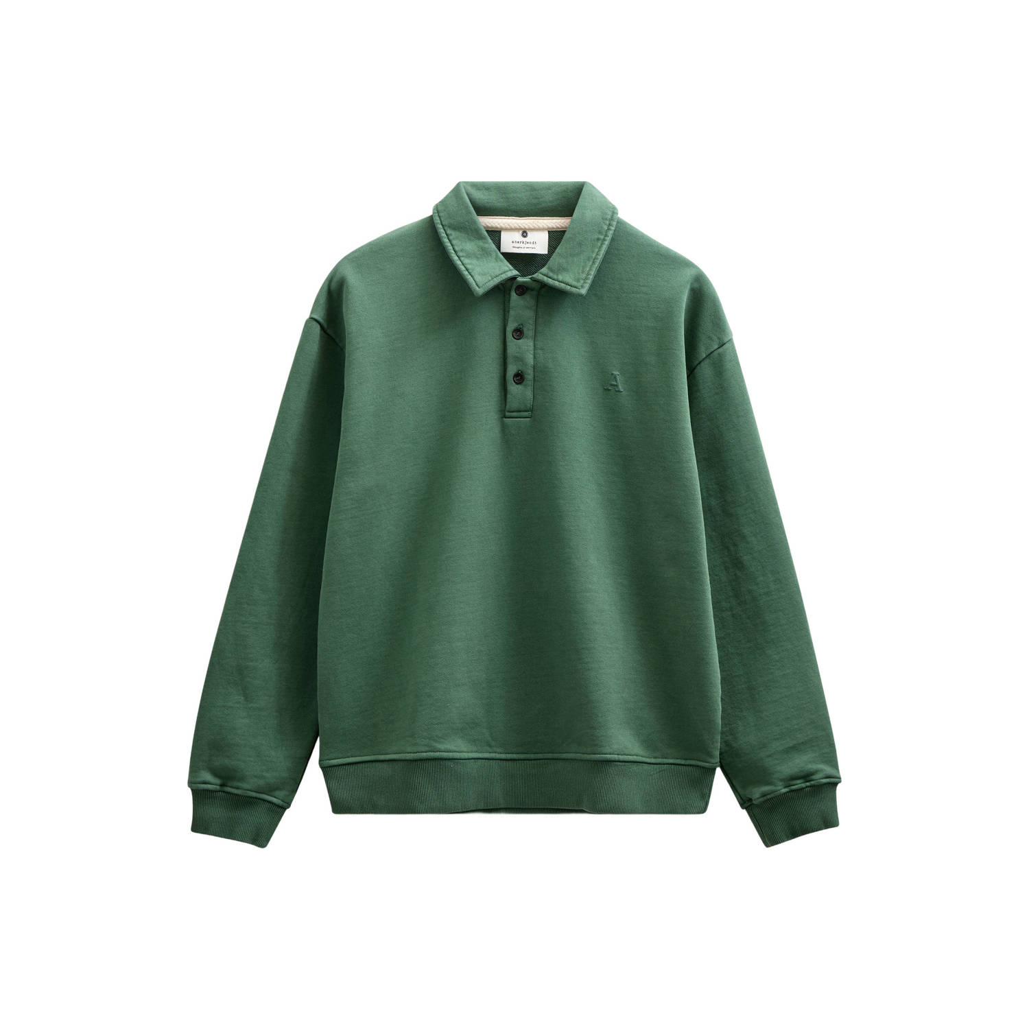 Anerkjendt regular fit sweater groen
