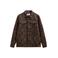 Anerkjendt regular fit jacquard overshirt met print - meerkleurig