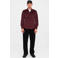 Anerkjendt regular fit corduroy overhemd - donkerrood