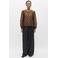 OBJECT top met print - bruin