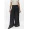 OBJECT high waist wide leg geruite broek - zwart