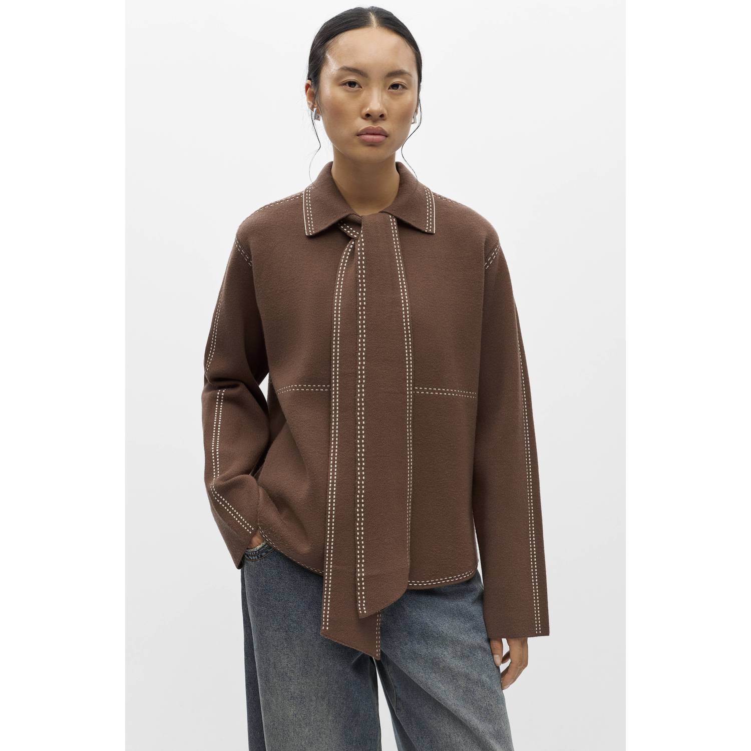 OBJECT vest bruin