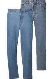 thumbnail: Jan Vanderstorm INGSEN loose fit jeans Plus Size +FIT Collectie - lichtblauw