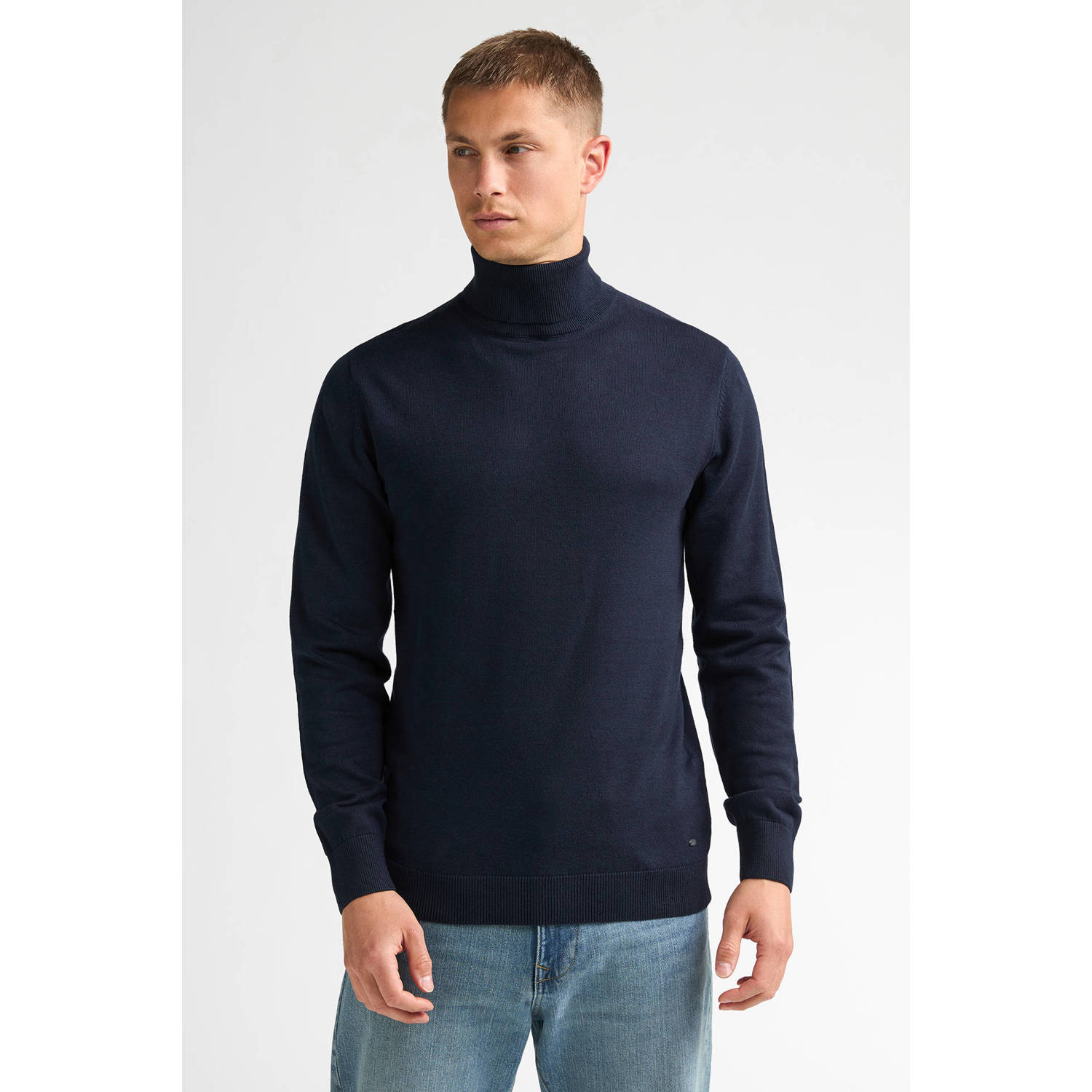Petrol Industries regular fit coltrui donkerblauw