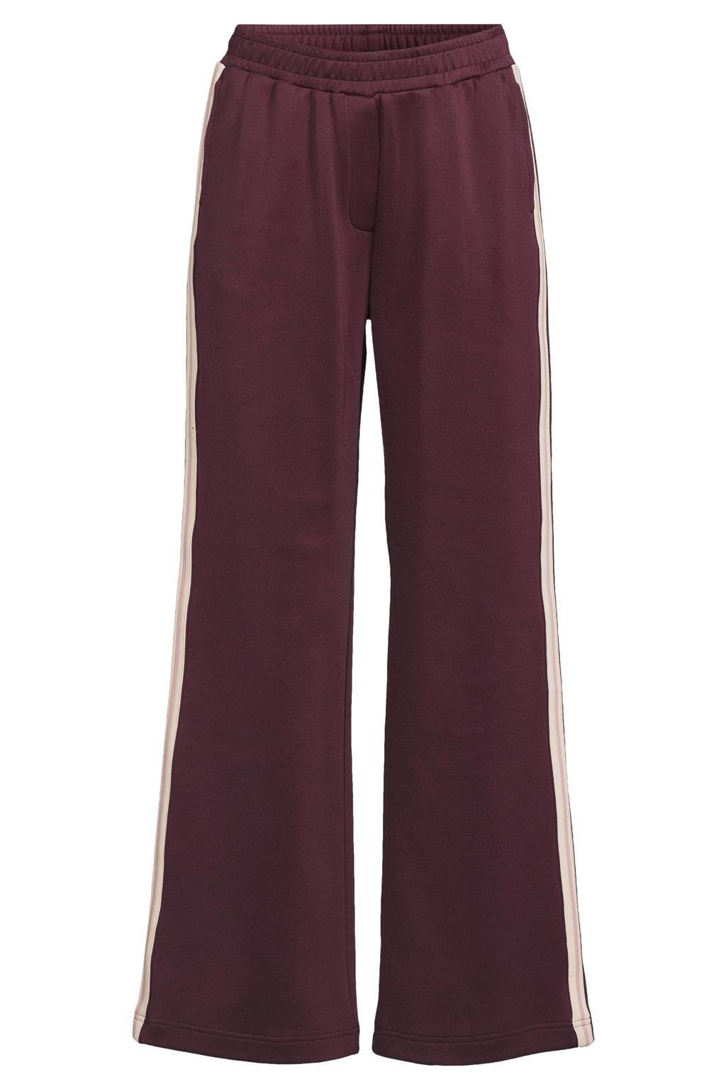 JJXX wide leg gebreide casual broek - bruin