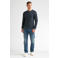 Petrol Industries regular fit gebreide trui - donkerblauw