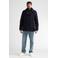 Petrol Industries wintermantel met wol - donkerblauw