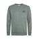 Petrol Industries regular fit sweater met borduursels - groen