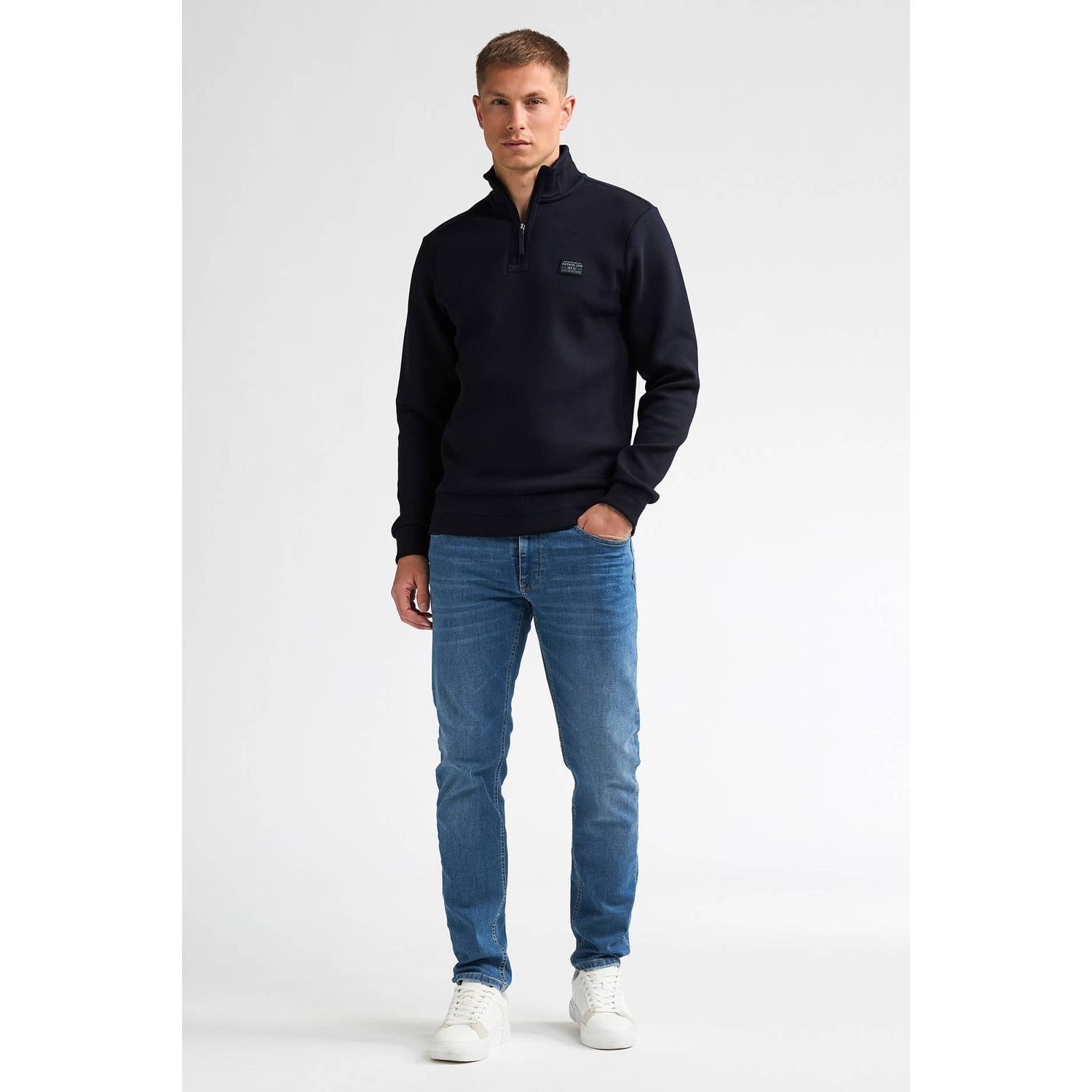 Petrol Industries regular fit sweater donkerblauw