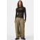 PIECES semi-transparante top met stippen - zwart