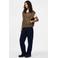 PIECES teddy gilet met panterprint - bruin