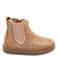 Bisgaard leren enkelboots met print - cognac