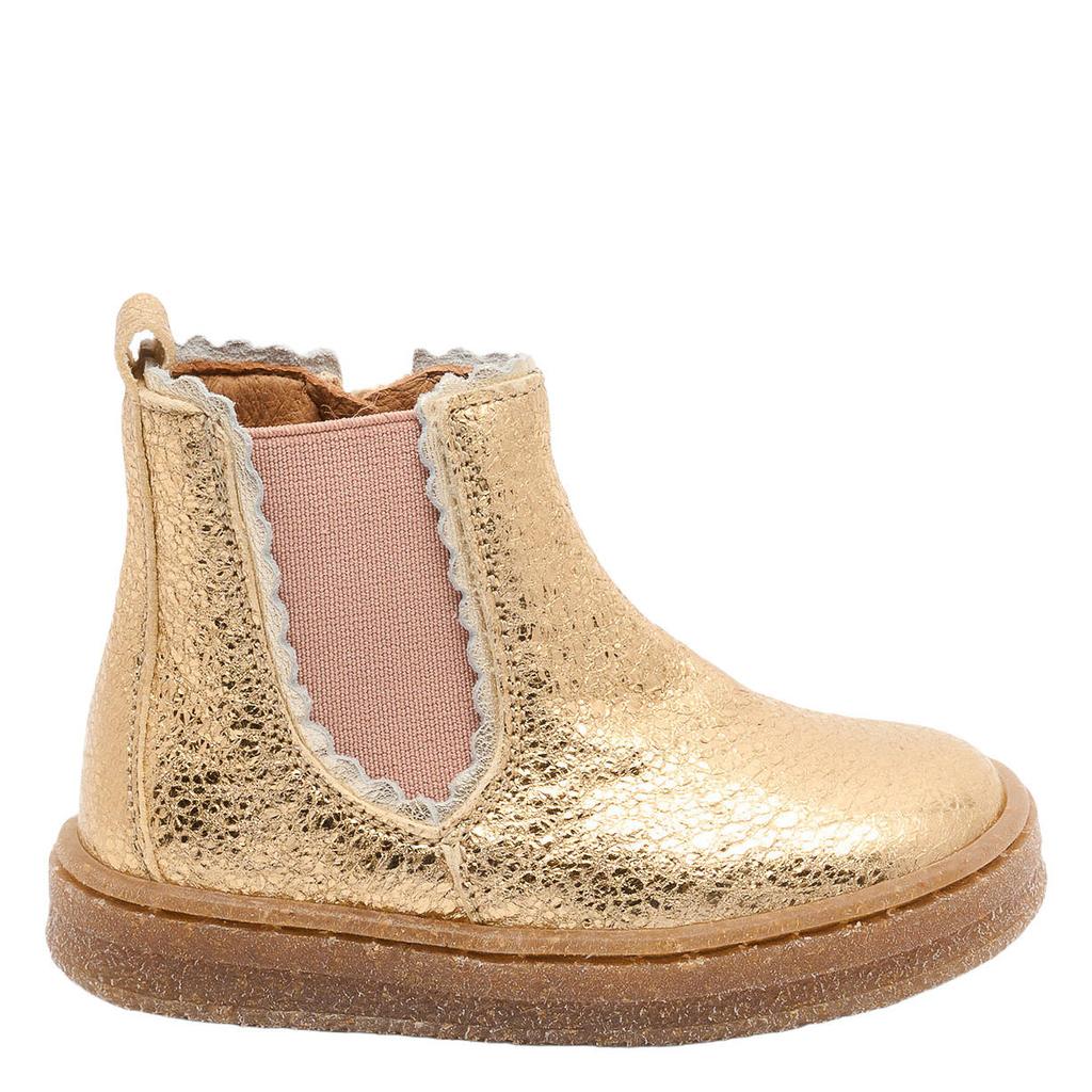 Gouden meisjes Bisgaard leren enkelboots - met ritssluiting