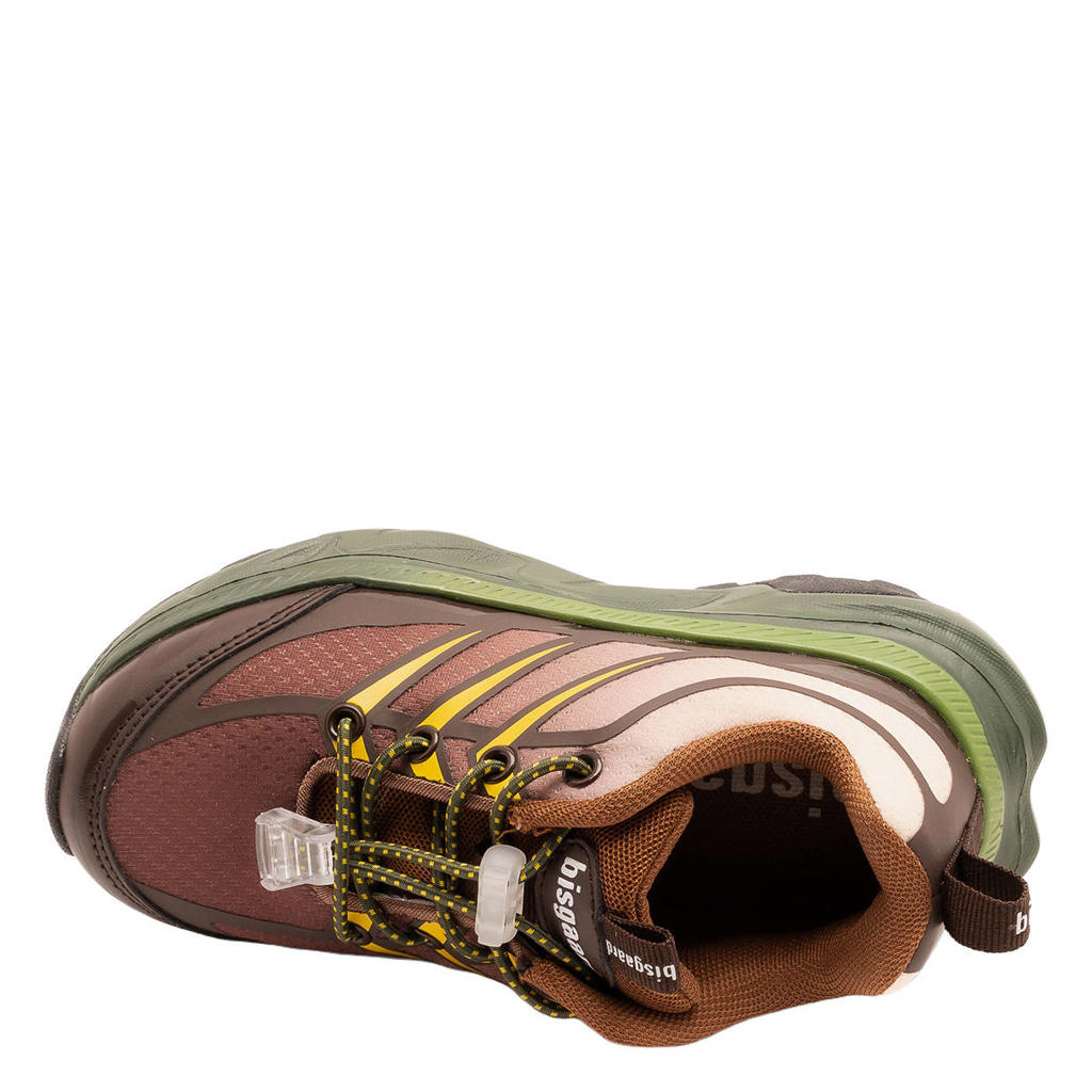Bisgaard sneakers - donkerbruin/donkergroen