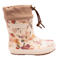 Bisgaard gebloemde regenlaarzen - ecru/beige