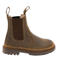 Bisgaard leren enkelboots met profielzool - donkerbruin