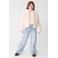 Shoeby wide leg jeans met parels - lichtblauw