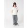 Shoeby wide leg jeans met stippen - grijs