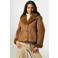 Giacomo faux fur jas - bruin