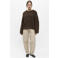 OBJECT pullover met wol - bruin