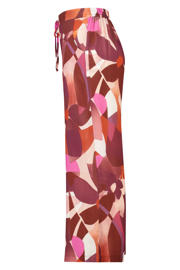 thumbnail: MS Mode viscose wide leg broek Plus Size met print - meerkleurig