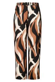 thumbnail: MS Mode viscose wide leg broek Plus Size met print - meerkleurig
